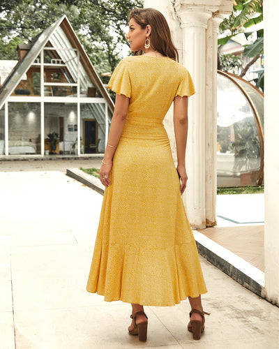 Summer Printed Leisure Holiday Dress