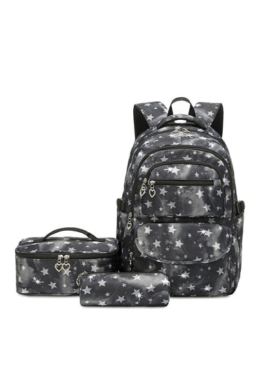 Printed Water-repellent Backpack for Students