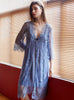 Women Nightgown Two-piece Silk Nightgown