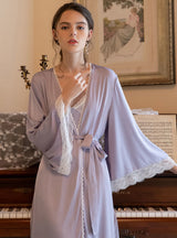 Imitation Silk Pajamas Home Suit