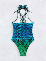 Hollow Strap Sexy One-piece Swimsuit