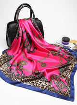 Scarf Women Brand Silk Scarfs Foulard Square 
