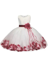 Baby Flower Girl Wedding Dress Fluffy Ball Gown 