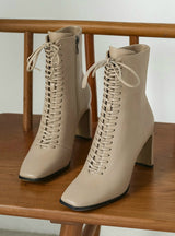 Women Ankle Boots Fashion Cross Strap High Heel