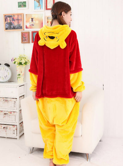 Pajamas Animals Conjoined Pajamas Winnie Bear 