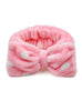 Velvet Big Bow Polka Dot Stripe Headbands Bath 