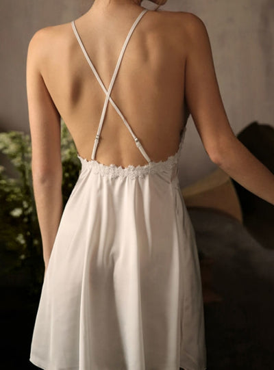 Silk Ice Silk Lace Nightdress