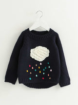 Children Sweaters Cartoon Cloud Long Sleeve