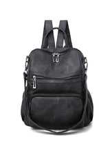 Zipper Bucket Three-dimensional Bag Backpack