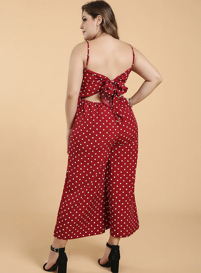 Women's Wave Point Nine-point Wide-leg Pants