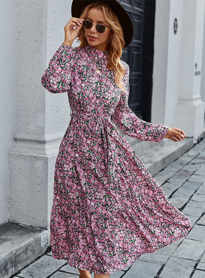 Fashion Bohemian Print Casual Dress
