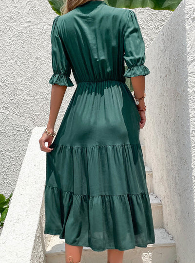 New Summer Style Short-sleeved Dress