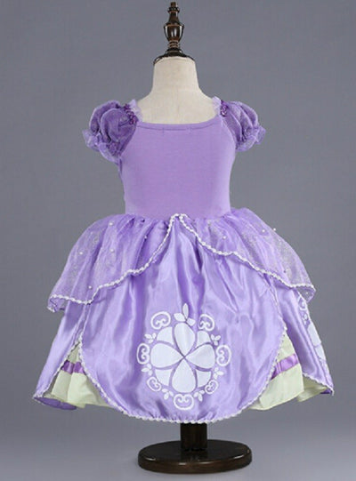 Cute Princess Sofia dress Fancy Halloween