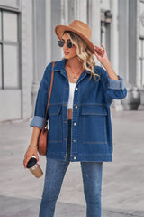 Retro Loose Denim Jacket Coat