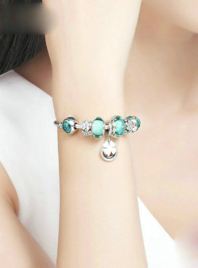 925 Sterling Silver Hope Clover Pendant Daisy Spacer