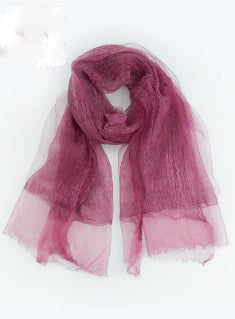 Brand Solid Wrinkle Scarf Women Shawl Long