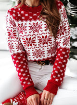 Snowflake Pullover Christmas Sweater