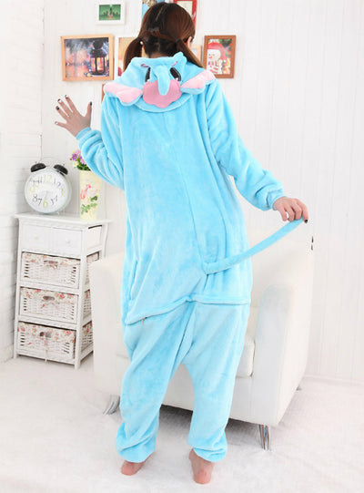 Flannel Cartoon Siamese Pajamas Elephant Animal 