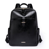 Retro PU Travel Large Capacity Backpack