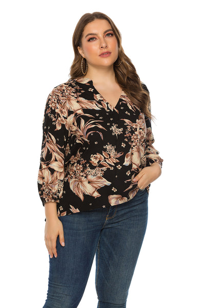 Short Front Long Back Loose Blouses