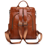 PU Retro Outdoor Travel Backpack