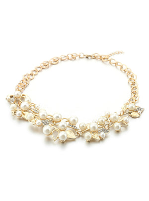 Match-Right Pearl Necklaces & Pendants Leaves