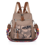 Printed Oxford Outdoor Backpack
