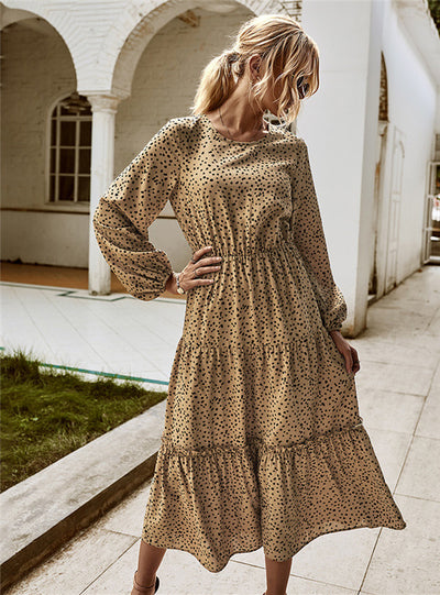 Long Sleeve Ruched Womens Clothes Party Ladies Dresses