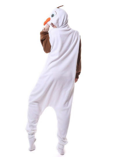 Cartoon Conjoined Pajamas Halloween Snowman