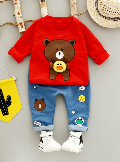 O-Neck full Sleeve with Bear Print Baby