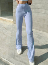 Tight-fitting Pit-strip High Waist Sports Pants