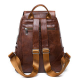 Soft Leather Lrge Capacity Backpack