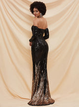 Sequined Small Trailing Evening Dress