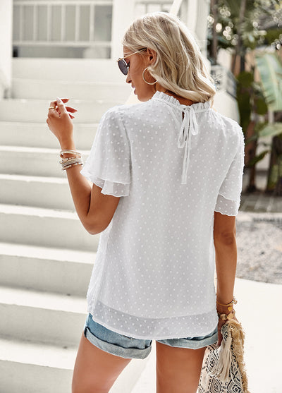 Jacquard Short-sleeved Shirt