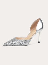 Shallow-mouthed High Heel Pointed Thin Heel