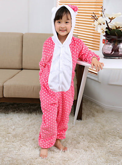 Kids Children's Onesie Cosplay Hellowkitty Animal 