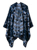 Mosaic Pattern Cashmere Shawl Cape Both Positive Negative