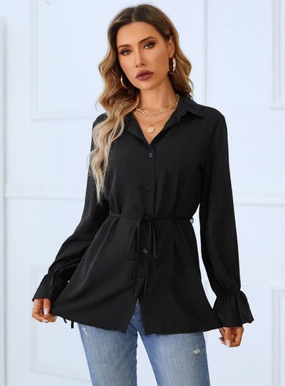 Casual Solid Color Top Shirt