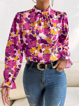 Bohemian Leisure Holiday Shirt Printed Top