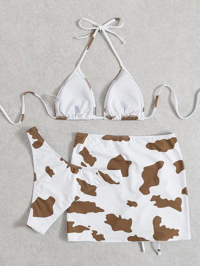 Sexy Cow Printed Bikini