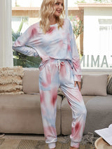 Gradient Tie-dyed Home Two-piece Suit