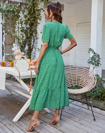 Summer Bohemian Print Dress