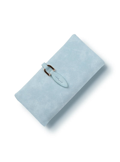 Women leather Leaf Long Wallet Female Coin Purse