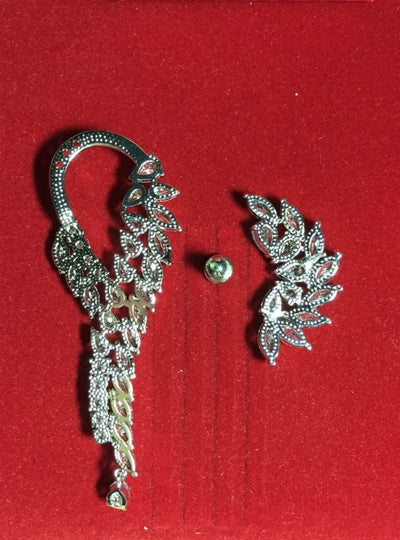 Earrings Luxury Cubic Unique Curve Big 