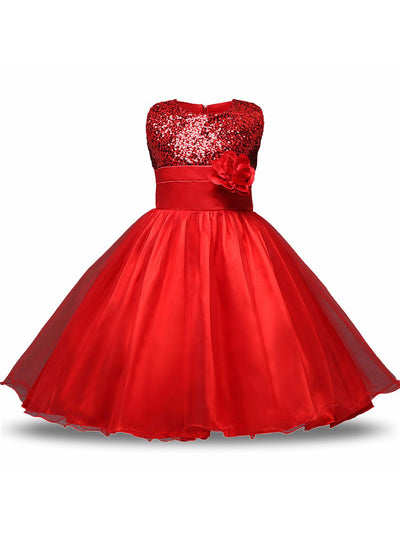 Flower Kids Dresses For Girls Wedding Baby
