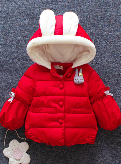 Cotton Coat Girl Thickened Cotton-Padded Jacket