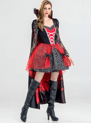 Vampire Female Cosplay Dress Female Witch Dress