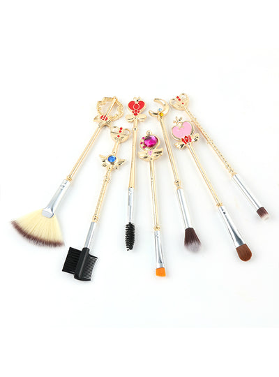 7pcs Makeup Brush Anime Kawaii Magic Brush Set