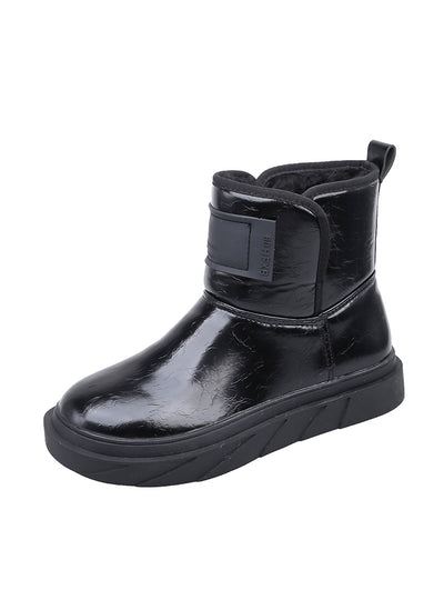 Loose Cake Thick Sole Plus Velvet Boots