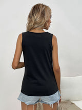 Black Camisole Girl Top Tank